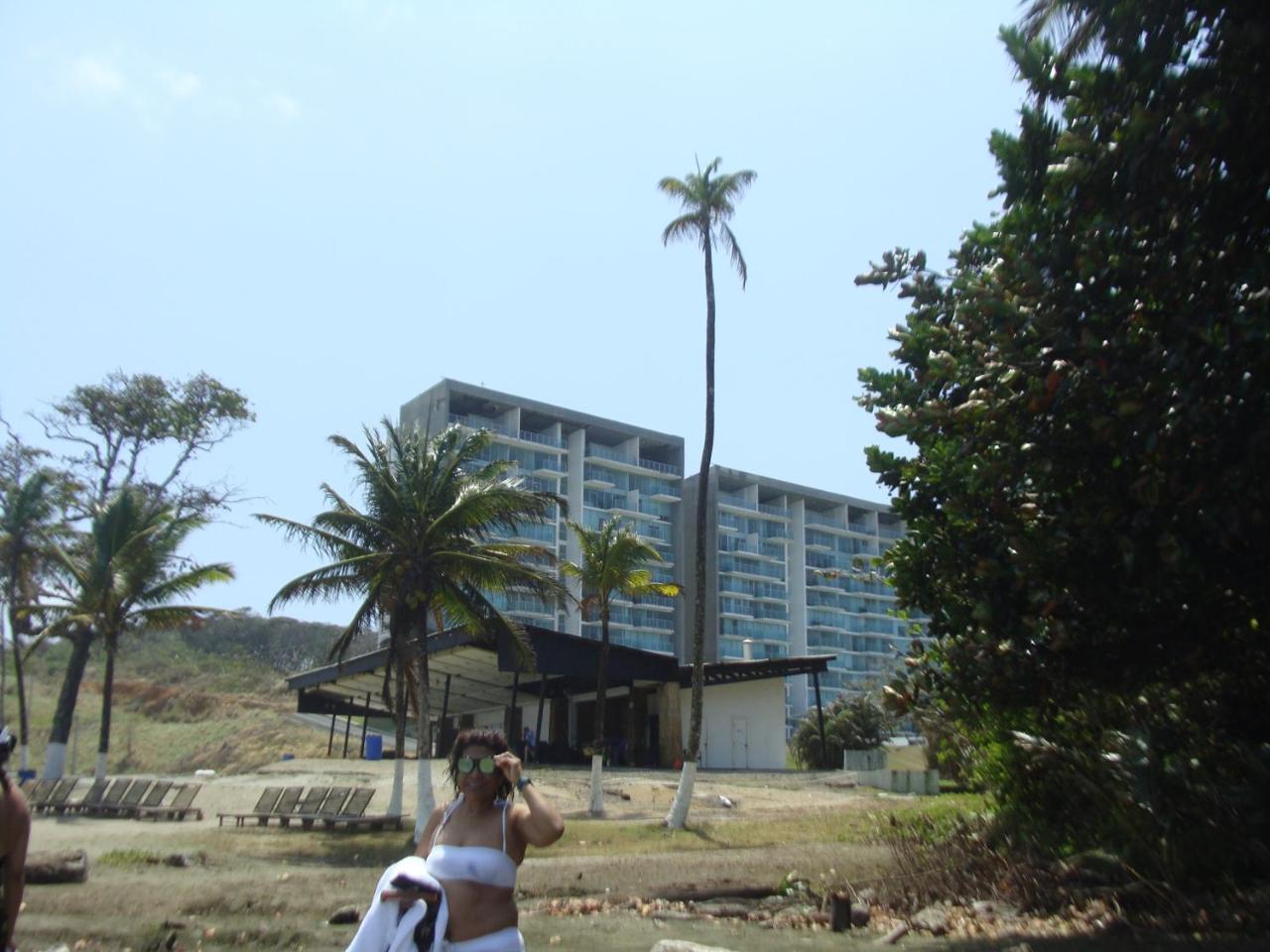 Apartamento En Balabeach Maria Chiquita In Front Of The Beach 2Hab Colon Exterior foto
